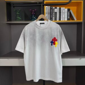 크롬하츠 컬러로고 워싱 티셔츠