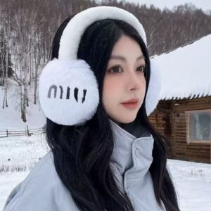 미우미우 밍크 퍼 머플러 귀마개