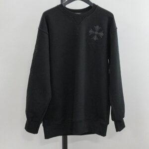 크롬하츠 [Chrome Hearts] 크로스 로고 라운드 맨투맨 티셔츠