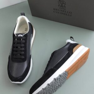 브루넬로쿠치넬리 [Brunello Cucinelli] 스웨이드탭 메쉬 스니커즈