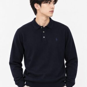 폴로 [POLO] 릴렉스핏 플래그 코튼 스웨터