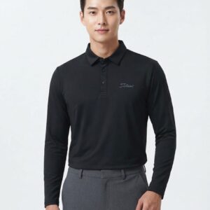 타이틀리스트 [TITLEIST] 남성용 긴팔 폴로 티셔츠