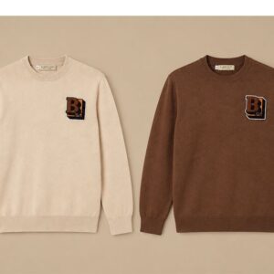 버버리 [BURBERRY] B 실드 로고 패치 울 스웨터