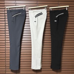 PXG 남성 사선라인 기모 밴딩바지