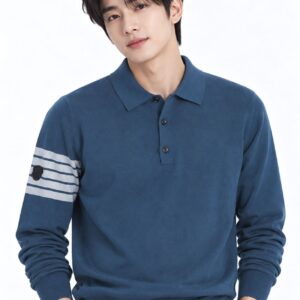 어메이징크리 [AMAZINGCRE] 고스트 필드웨어 폴로 스웨터