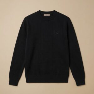 보테가베네타 [BOTTEGA VENETA] 남성 버터플라이 로고 라운드 스웨터