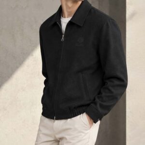 로로피아나 [ LORO ] 수입 울 지퍼 보머 자켓