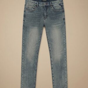 생로랑 [YSL] 수입고급 스트레이트 슬림핏 워싱 데님진