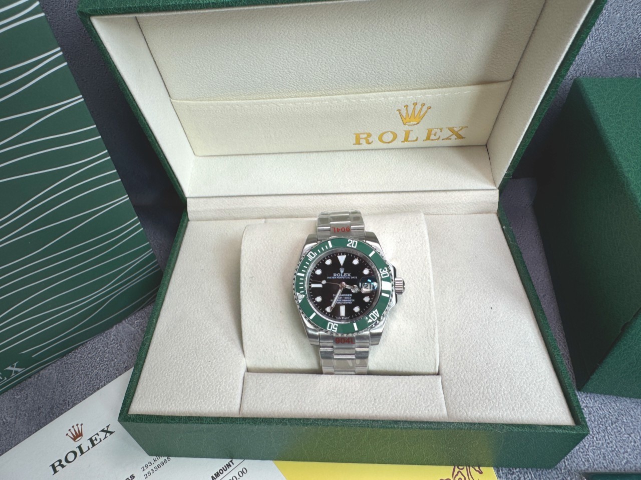 로렉스 서브마리너 그린세라믹 블랙다이얼 40mm