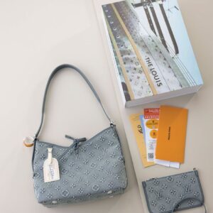 루이비통 [Louis Vuitton] 수입프리미엄 모노그램 데님 캐리올 PM 백