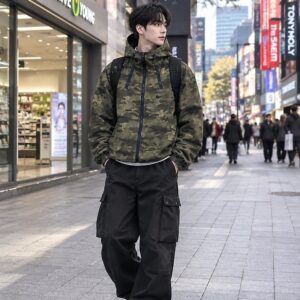 나이키 스우시 카모 집업