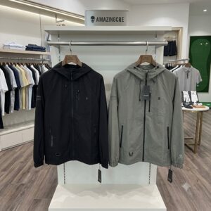 ​어메이징크리 남성 스컬 퍼포먼스 후드 윈드브레이커
