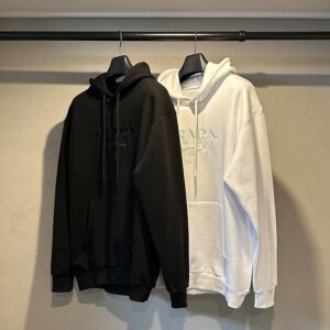 프라다 밀라노 엠브로이더 후드