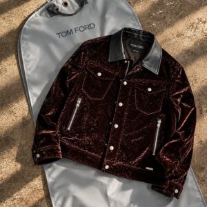 톰포드 CROCODILE VELVETTRUCKER JACKET