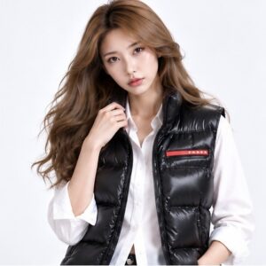 프라다 리나일론 패딩 조끼