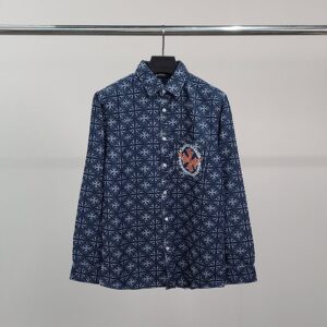 크롬하츠 멀티크로스 데님 셔츠